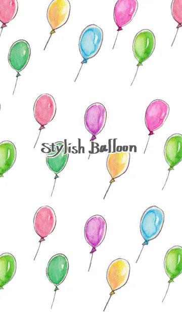 [LINE着せ替え] stylish balloonの画像1