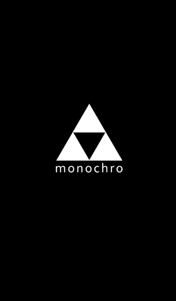 [LINE着せ替え] monochro_blackの画像1