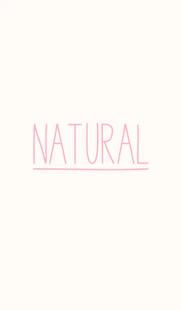 [LINE着せ替え] NATURAL pink ivoryの画像1