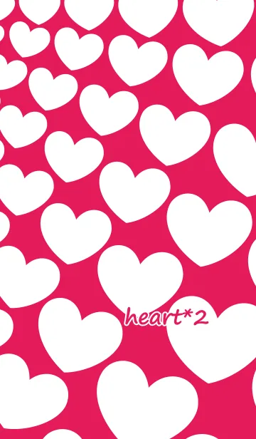 [LINE着せ替え] heart×2の画像1