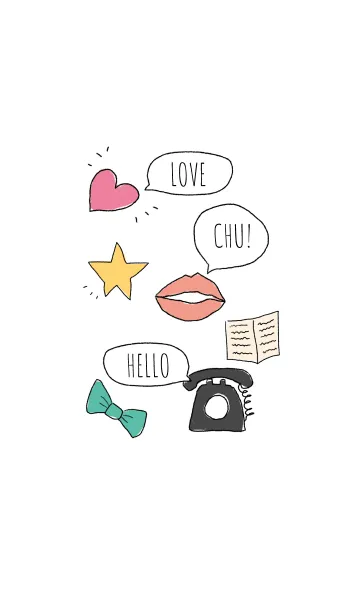 HELLO LOVE CHU！の着せ替えメイン画像