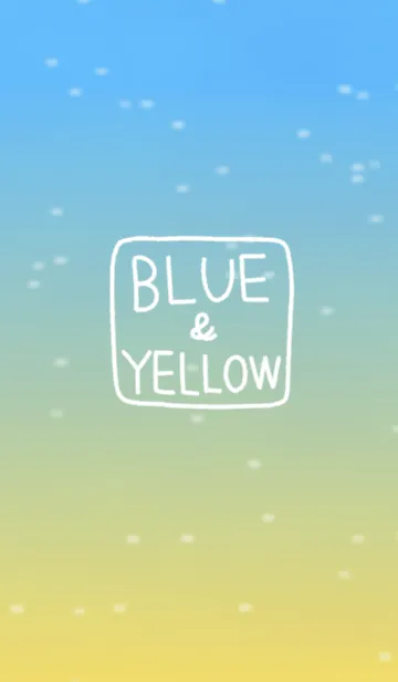 [LINE着せ替え] BLUE ＆ YELLOWの画像1