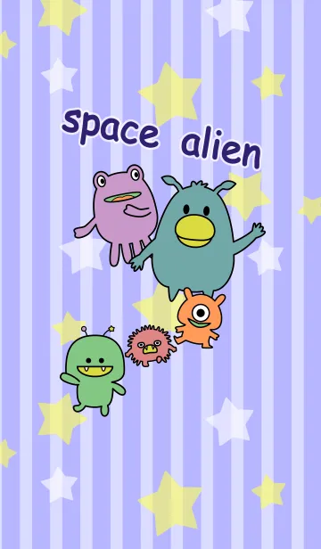 [LINE着せ替え] space alienの画像1