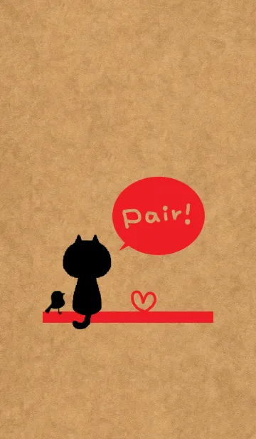 Pair kraftpaper 2 (lady)の着せ替えメイン画像