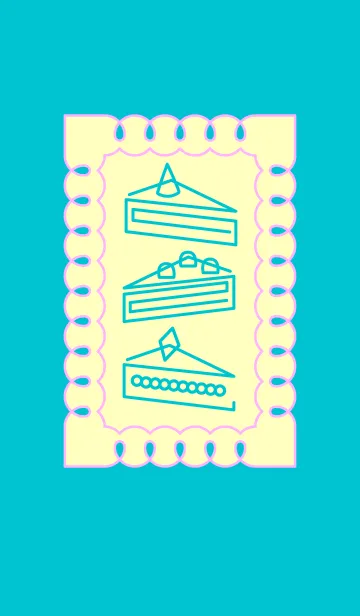 [LINE着せ替え] ラインなケーキの画像1