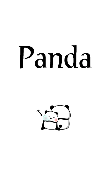 [LINE着せ替え] Panda cute fat furryの画像1