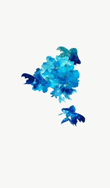 [LINE着せ替え] FISH AND FLOWERの画像1