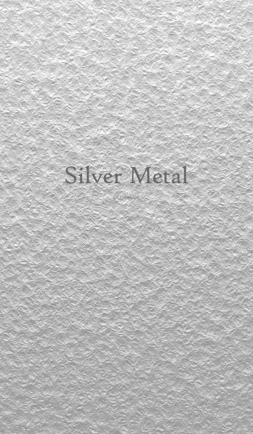 [LINE着せ替え] Silver Metalの画像1