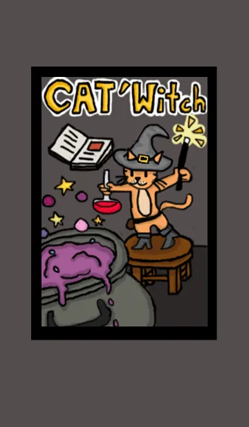 [LINE着せ替え] Cat Witchの画像1
