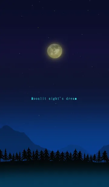 [LINE着せ替え] 月夜の夢の画像1