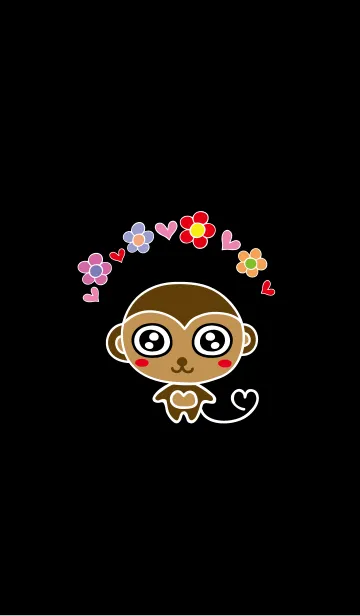 [LINE着せ替え] もんきーきゃちゃお きせかえの画像1