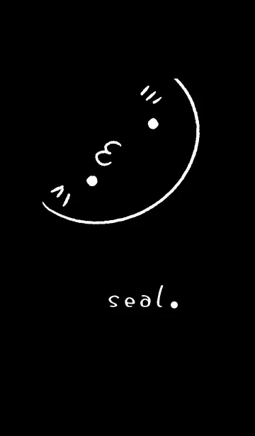 アザラシ【黒＊ペア】の着せ替えメイン画像