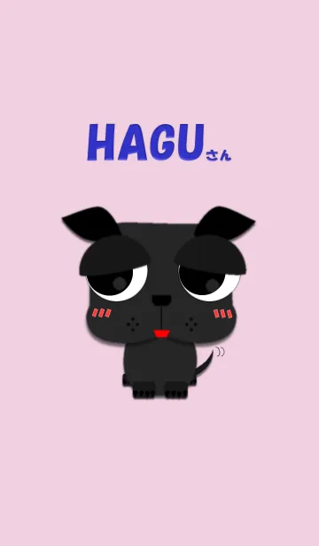 [LINE着せ替え] 黒パグのハグさんの画像1