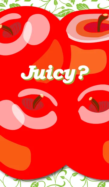 [LINE着せ替え] Juicy りんごの画像1