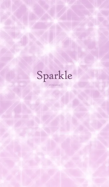 [LINE着せ替え] Sparkle - Purpleの画像1