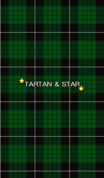 [LINE着せ替え] TARTAN＆STAR GREENの画像1