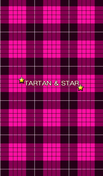 [LINE着せ替え] TARTAN＆STAR PINKの画像1