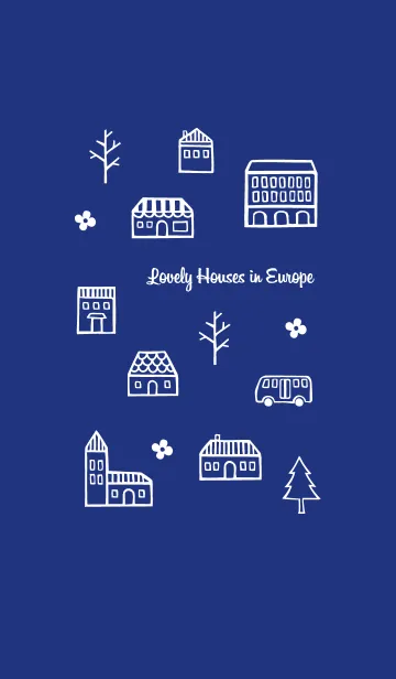 [LINE着せ替え] ヨーロッパの可愛い家の画像1