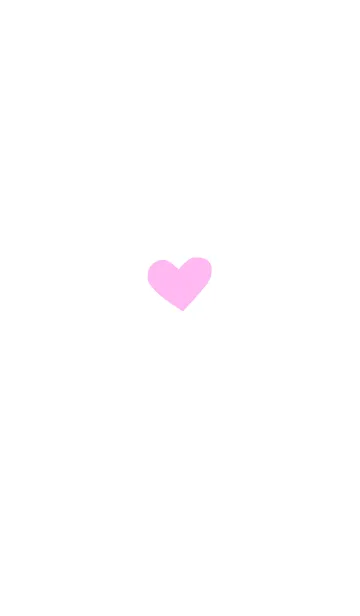 [LINE着せ替え] Simple heart -pink-の画像1