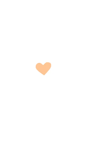 Simple heart -Orange-の着せ替えメイン画像