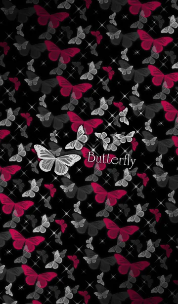 [LINE着せ替え] Butterfly -Pink-の画像1