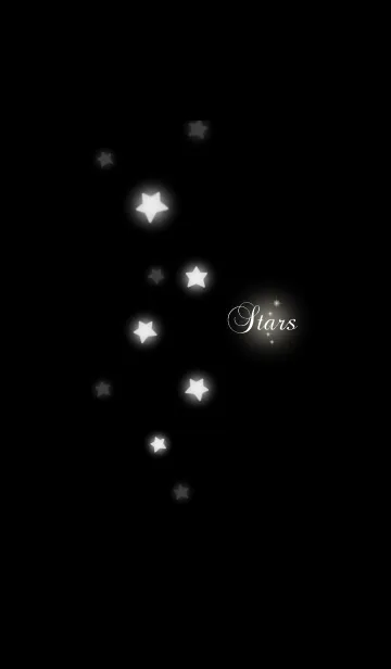 [LINE着せ替え] Stars*Black patternの画像1