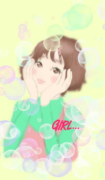 [LINE着せ替え] GIRL...の画像1