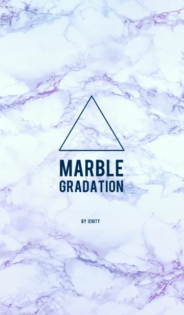 [LINE着せ替え] Marble X Gradation - Ice Blue -の画像1