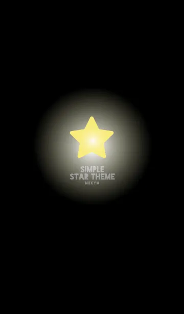 [LINE着せ替え] SIMPLE STAR THEME-MEKYM-の画像1