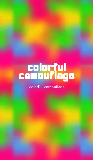 [LINE着せ替え] colorful camouflage***の画像1