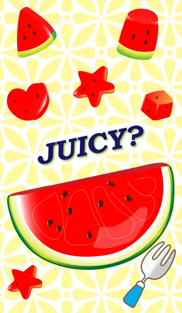 [LINE着せ替え] Juicy スイカの画像1