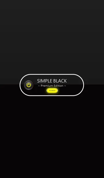[LINE着せ替え] SIMPLE BLACK ~ Premium yellow Edition ~の画像1