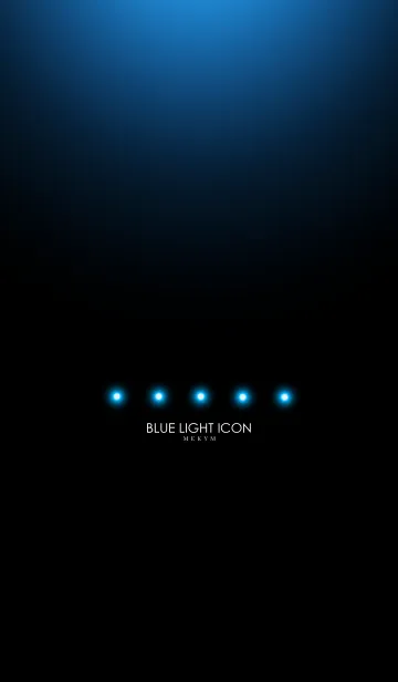 [LINE着せ替え] BLUE LIGHT ICONの画像1