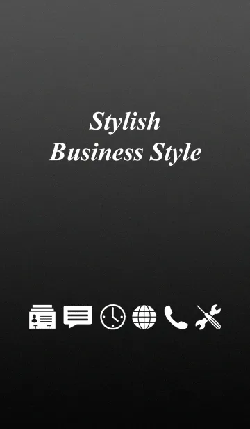 [LINE着せ替え] 定番のスタイリッシュなビジネススタイルの画像1