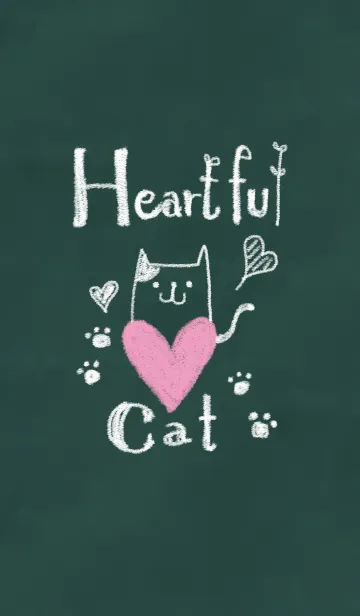 [LINE着せ替え] Heartful Cat ♡の画像1