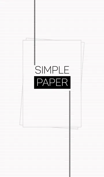 [LINE着せ替え] Simple_paperの画像1