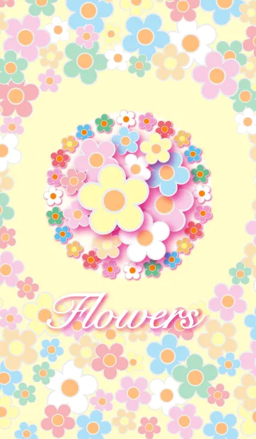 [LINE着せ替え] A lot of flowers 3.3の画像1