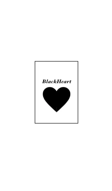 [LINE着せ替え] BlackHeartの画像1