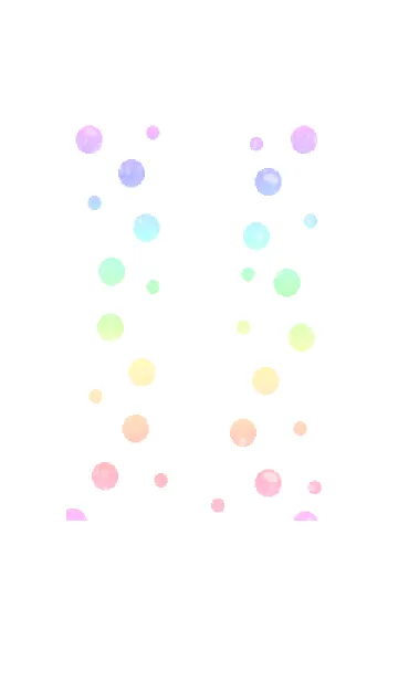 [LINE着せ替え] Rainbow Bubblesの画像1