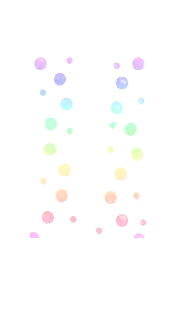 Rainbow BubblesのLINE着せ替え