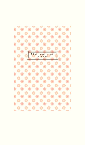 Pink and pink flowerの着せ替えメイン画像