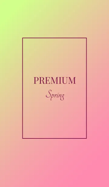 [LINE着せ替え] PREMIUM Springの画像1