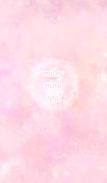 [LINE着せ替え] ○milky pink opal○の画像1