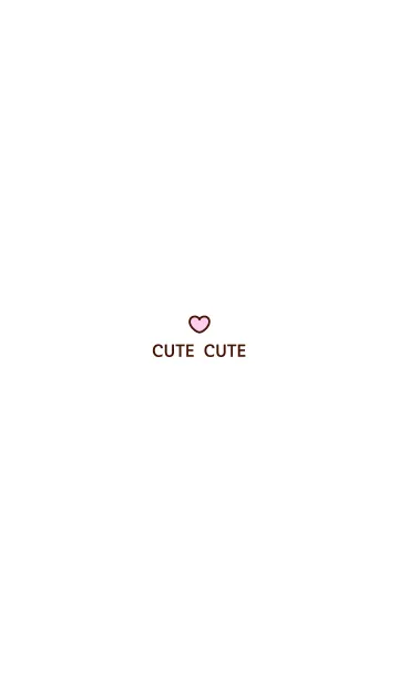 'Cute cute' simple themeの着せ替えメイン画像