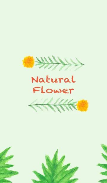 [LINE着せ替え] Natural Flower*の画像1