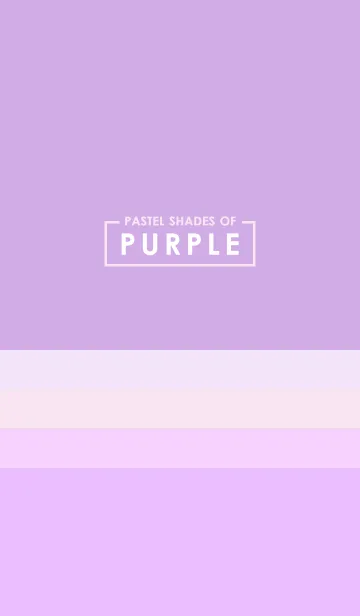 [LINE着せ替え] Pastel Shades of Purpleの画像1