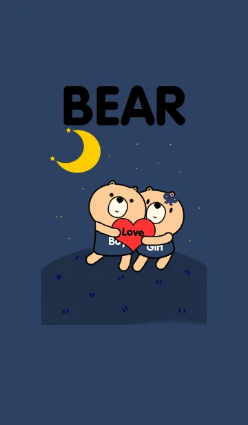 [LINE着せ替え] Bear In Loveの画像1