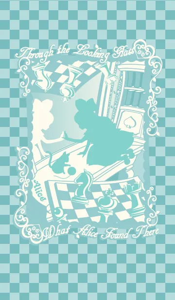 ❤シルエット・アリス【鏡の国】GのLINE着せ替え
