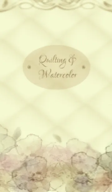 [LINE着せ替え] Quilting ＆ Watercolorの画像1