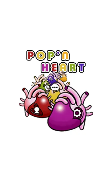 [LINE着せ替え] POP'N HAERTの画像1